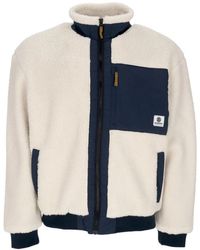 Element - Fitness ,Polyester Sherpa Jack Met Hoge Hals Rits - Lyst