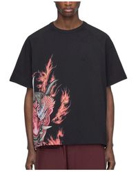 adidas - Fitness ,Zwart ,Katoen Graphic Short Sleeve Tee - Lyst