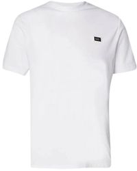 Karl Lagerfeld - Weißes regular fit t-shirt - Lyst