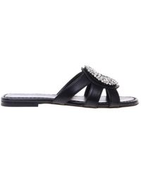 Baldinini - Leather Clogs - Lyst