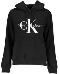 Calvin Klein - Logo Hoodie Mit Fleece-Innenfutter - Lyst