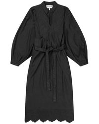 Munthe - Gepolstertes blumen besticktes kleid - Lyst