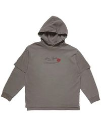Acne Studios - Hoodies & Sweatvesten ,Grijs ,Grijze Trui Voor Stijlvolle Look - Lyst