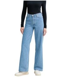A.P.C. - Jeans ,Blauw ,Katoen Elisabeth Straight Jeans - Lyst