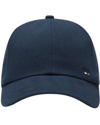 HUGO - Accessoires ,Blauw ,Katoen Zed Icon Cap - Lyst