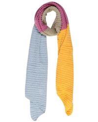Pieces - Sciarpa gialla - Lyst