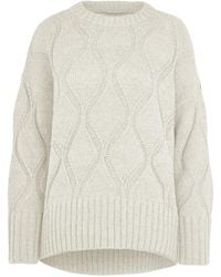 Bomboogie - Oversized Trui Met Ronde Hals - Lyst