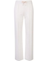 Eleventy - Rechte Fleece Broek - Lyst