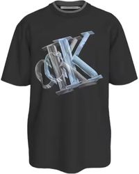 Calvin Klein - Klassisches t-shirt - Lyst