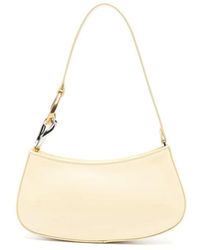 STAUD - Gelbe schultertasche mit top-reißverschluss - Lyst