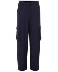 Pinko - Broeken ,Blauw ,Wol Caldaro Broek - Lyst
