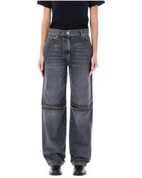 JW Anderson - Bootcut jeans mit knieausschnitten - Lyst