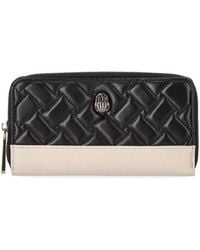 Kurt Geiger - Gewatteerde Leren Portemonnee - Lyst