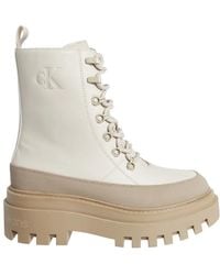 Calvin Klein - Lace-Up Boots - Lyst
