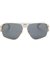 Versace - Vintage metall sonnenbrille - Lyst