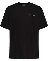 ih nom uh nit - Schwarze Baumwoll-T-Shirts Mit Buchstabenlogo - Lyst