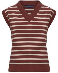 K-Way - V-Neck Knitwear - Lyst