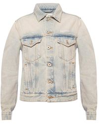 Off-White c/o Virgil Abloh Denim Jacket - Blauw