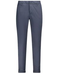 Dondup - Broeken ,Blauw ,Katoen Chinos - Lyst