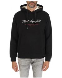 KARL LAGERFELD - Hoodies & Sweatvesten ,Zwart - Lyst
