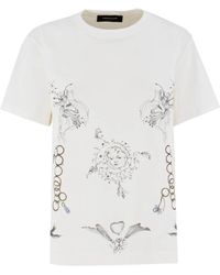 Fabiana Filippi - Bianco ss 24 camiseta de algodón para mujer - Lyst