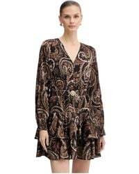 Guess - Clarisse Gelaagde Mini Jurk - Lyst
