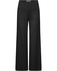 RAFFAELLO ROSSI - Wijde Pijp Jersey Broek Vika - Lyst