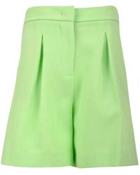 hinnominate - Grüne elegante bermuda shorts mit reißverschluss - Lyst