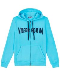 Vilebrequin - Cotton Full Zip Hoodie Sweatshirt Stitched Logo - Lyst