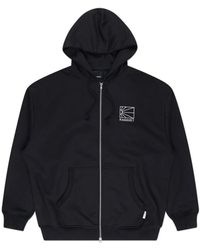 Rassvet (PACCBET) - Mini logo zip hoodie in schwarz - Lyst