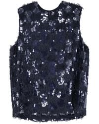 Semicouture - Sleeveless Tops - Lyst