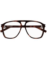Saint Laurent Glasses Chain Cord In Metal in Metallic | Lyst UK