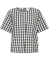 Ichi - Overhemden ,Veelkleurig ,Vichy Blouse - Lyst