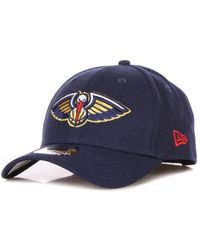 KTZ - Accessoires ,Blauw ,Polyester Nba Gebogen Klep Pet Blauw/Rood - Lyst