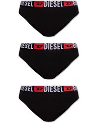 DIESEL - Ondergoed ,Zwart ,Driepak Vijgen - Lyst