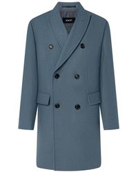 Joop! - Jassen ,Blauw ,Wol Richborne Coat - Lyst