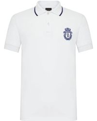 Billionaire - Polo Shirt Ss Crest - Lyst