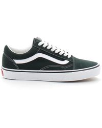 Vans - Schoenen ,Groen ,Suède Old Skool Veterschoenen Met Lage Top - Lyst