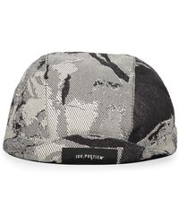 ISO.POETISM - Accessoires ,Zwart ,Katoen Jacquard Pet Met Patroon - Lyst