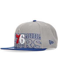 KTZ - Accessoires ,Veelkleurig ,Polyester Nba Draft 76Ers Flat Brim Cap - Lyst