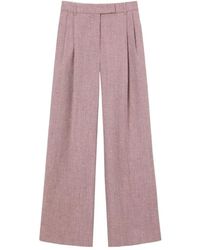 Rohe - Hw25 Tweed-Hose Mit Mittelhohem Bund - Lyst