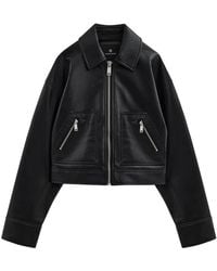 Anine Bing - Jassen ,Zwart ,Leer Assan Jacket - Lyst