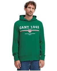 GANT - Graphic Hoodie - Lyst