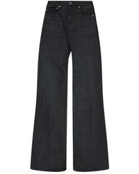 Ami Paris - Cotton Wide-Leg Jeans - Lyst
