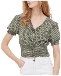 Pepe Jeans - Overhemden ,Groen ,Blouses - Lyst
