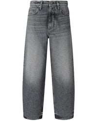 Pinko - Jeans ,Grijs ,Katoen Estelle Balloon-Fit Jeans - Lyst