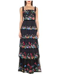 Marchesa notte Dress - Zwart
