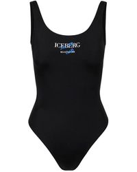 Iceberg - Badmode ,Zwart ,Badpak Uit Één Stuk - Lyst