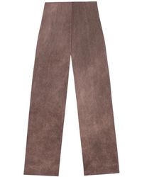 Cortana - Broeken ,Bruin ,Wol High-Waisted Fade Clay Broek - Lyst