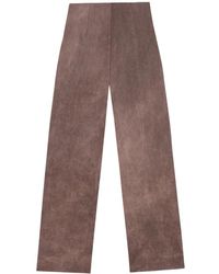 Cortana - Broeken ,Bruin ,Wol High-Waisted Fade Clay Broek - Lyst